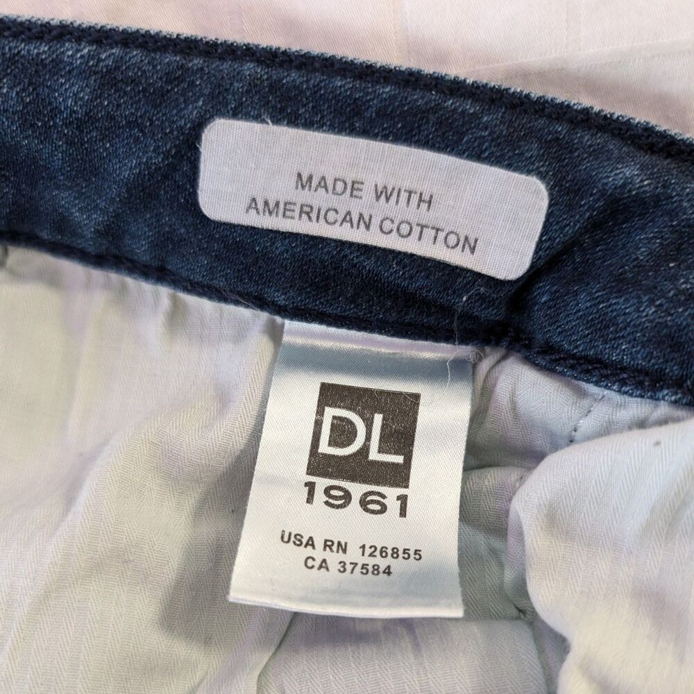 DL1961 Margaux Mid Rise Ankle Skinny Distressed Ripped Jeans, Size 26 - Picture 8 of 8